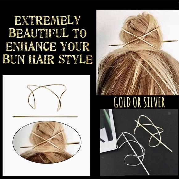 Super Elegant Embellished Hairpin to Enhance your Casual or Night Our Hair look main image 4